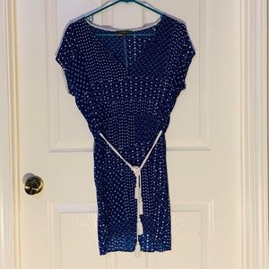 Umgee Blue Patterned Dress